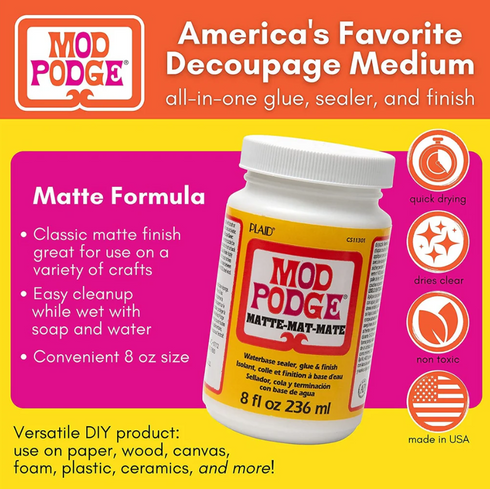 Mod Podge All Purpose Matt Art Glue 236ml