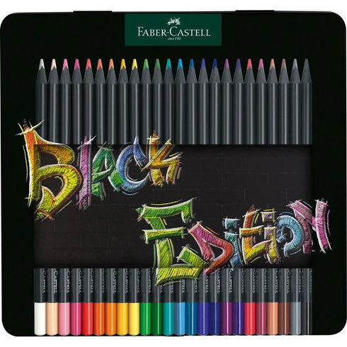 Experience Bold Vibrancy with Faber-Castell Black Edition Colored Pencils (3)