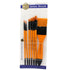 Keep Smiling 7-piece mixed shape artist brushes for detailing and blending