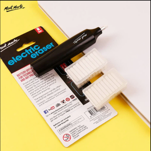 Mont Marte Electric Eraser With 30 Refills (1)