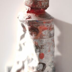 Single acrylic paint tube