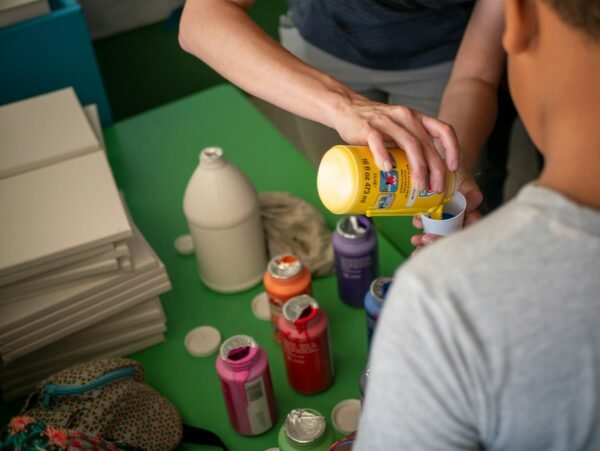 Classroom acrylic paint bottle