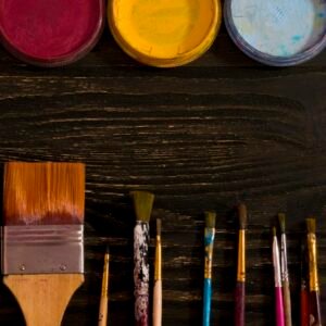 Oil paint brushes art supplies