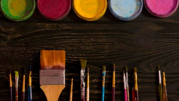 Oil paint brushes art supplies