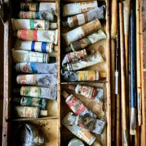 Oil paint tubes set
