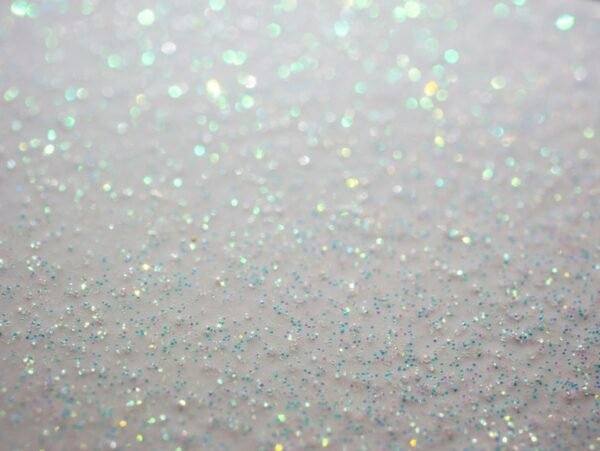 Silver iridescent foil paint shimmer